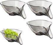 Aria multifunzionale per cucina - grande capacità - set di 3 pezzi - plastico - lavello - pasta frutta verdura - lavaggio