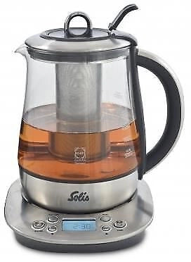 Solis 5515 bollitore elettrico 1,2 L 1400 W Acciaio inossidabile, Trasparente
