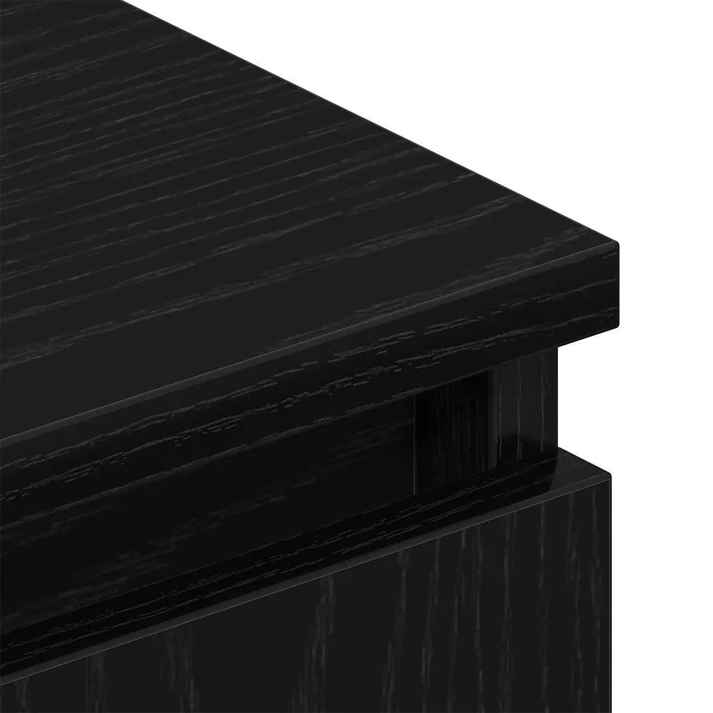 Mobile porta TV rettangolare moderno con pratico vano contenitore 102 x 35 x 50 cm in legno composito nero 02_0051899