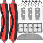 Accessori per 22 robot aspirapolvere, inclusi 2 pennelli principali, 6 sacchi aspirapolvere, 4 spazzole, 4 filtri HEPA, 6 pennelli laterali
