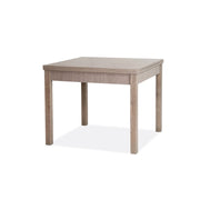 Tavolo da pranzo Olmo apribile a libro in legno nobilitato cm 90x90-180