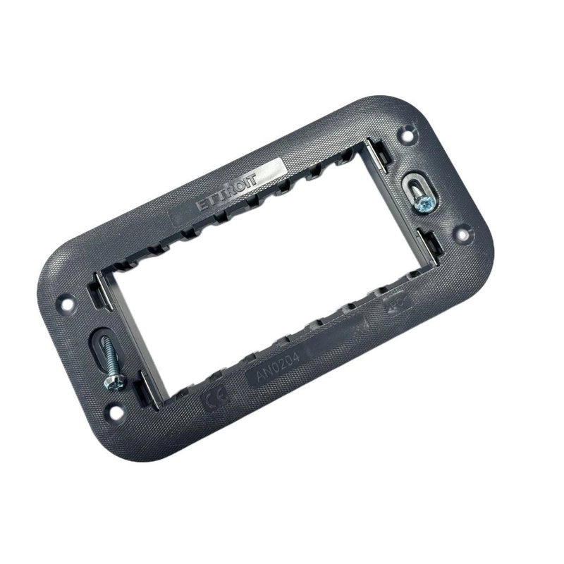 Supporto 4P Serie Moon 4 Posti Per Scatole 504 Compatibile Con Bticino Axolute