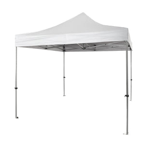 Gazebo Richiudibile Professionale Struttura Esagonale Telo Oxford Impermeabile 3x3 m Struttura In Alluminio Bianco