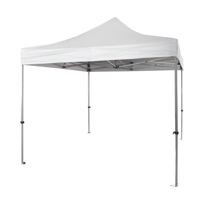 Gazebo Richiudibile Professionale Struttura Esagonale Telo Oxford Impermeabile 3x3 m Struttura In Alluminio Bianco
