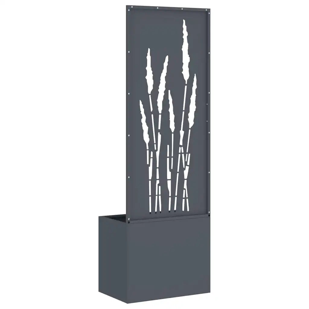 Schermo per privacy in giardino Traforo Antracite 50 x 150 cm 876464