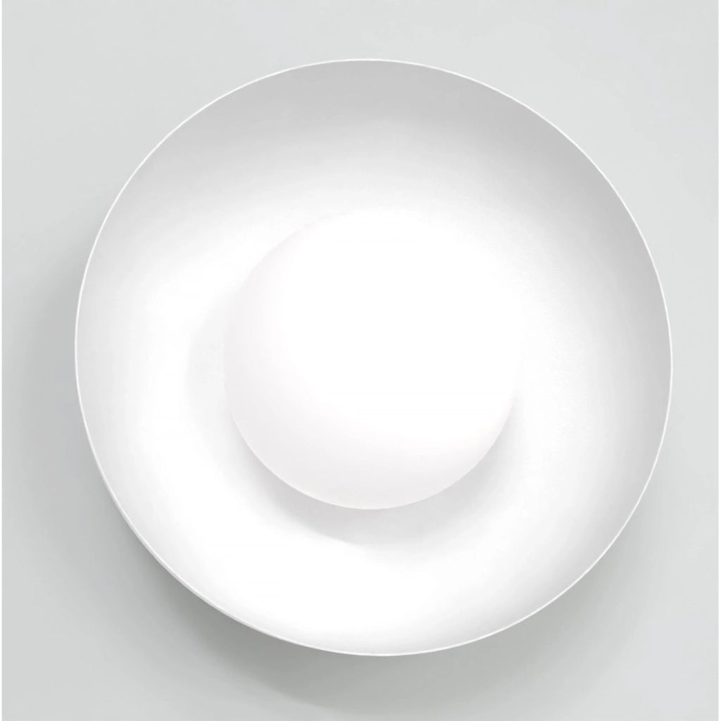 Lampada da parete Ozzy in acciaio e vetro