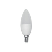 Alca power c37 8w 220v 750lm e14 lampada oliva a led, scegli il tipo di luce  bianco caldo