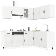 Set Mobili da Cucina 11 pz Kalmar Bianchi Legno Multistrato 3314941