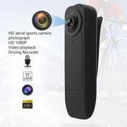 Registrazione Video con Risoluzione 1080p - Autofocus - Body Camera Portatile - Batteria Ricaricabile 240 mAh - 64 GB - Azione Manuale per Ufficio e Esterno