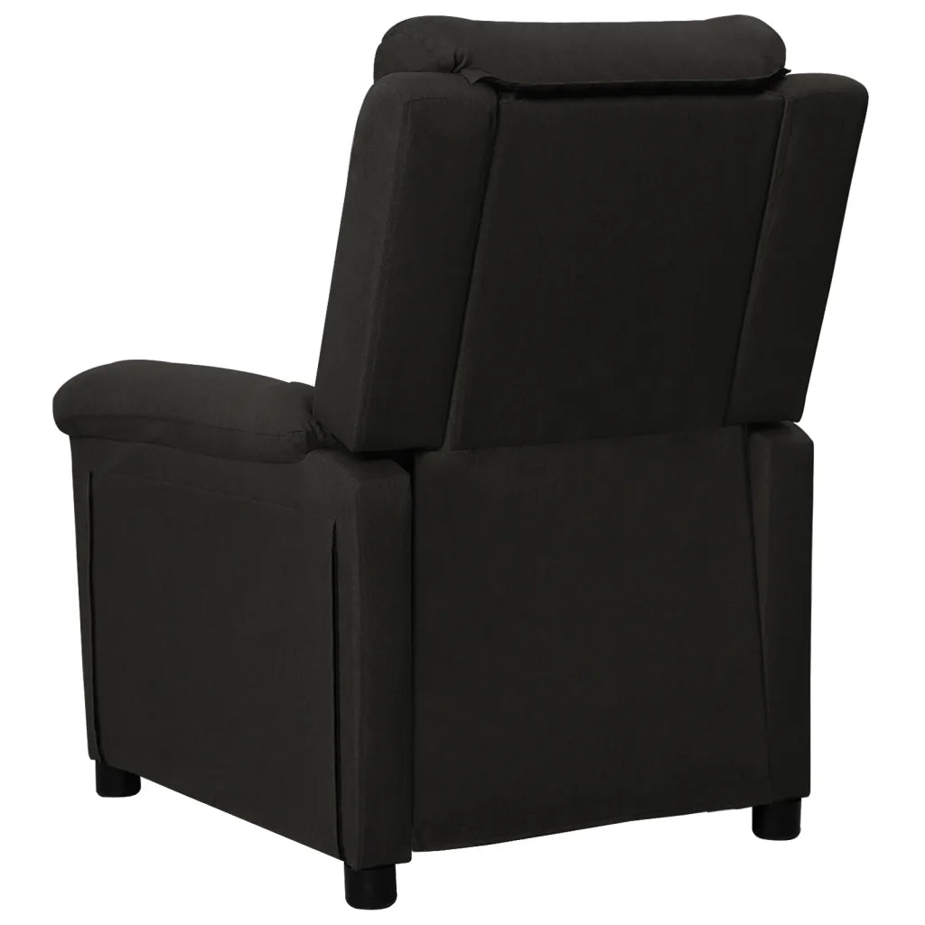 Poltrona Reclinabile Nera in Tessuto cod mxl 27610