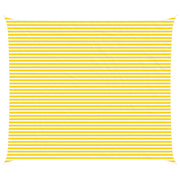 Vela Parasole | Telo Ombra | Vela da ombra solare Giallo e Bianco 7 x 6 m