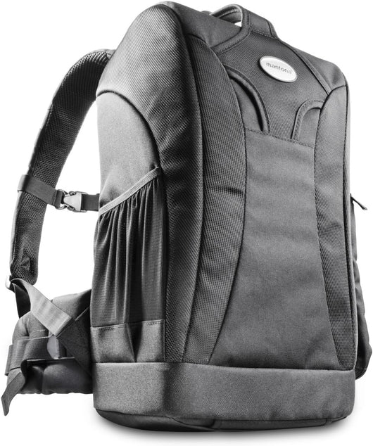 Mantona Zaino fotografico da trekking per fotocamera DSLR Borsa fotografica con supporto per treppiede, copertura antipioggia, interno personalizzabile