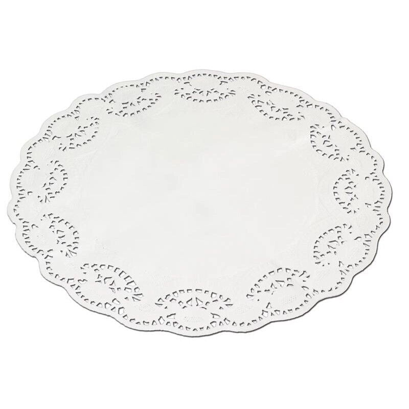 PIZZO SOTTO TORTA BIANCO 36CM 6PZ
