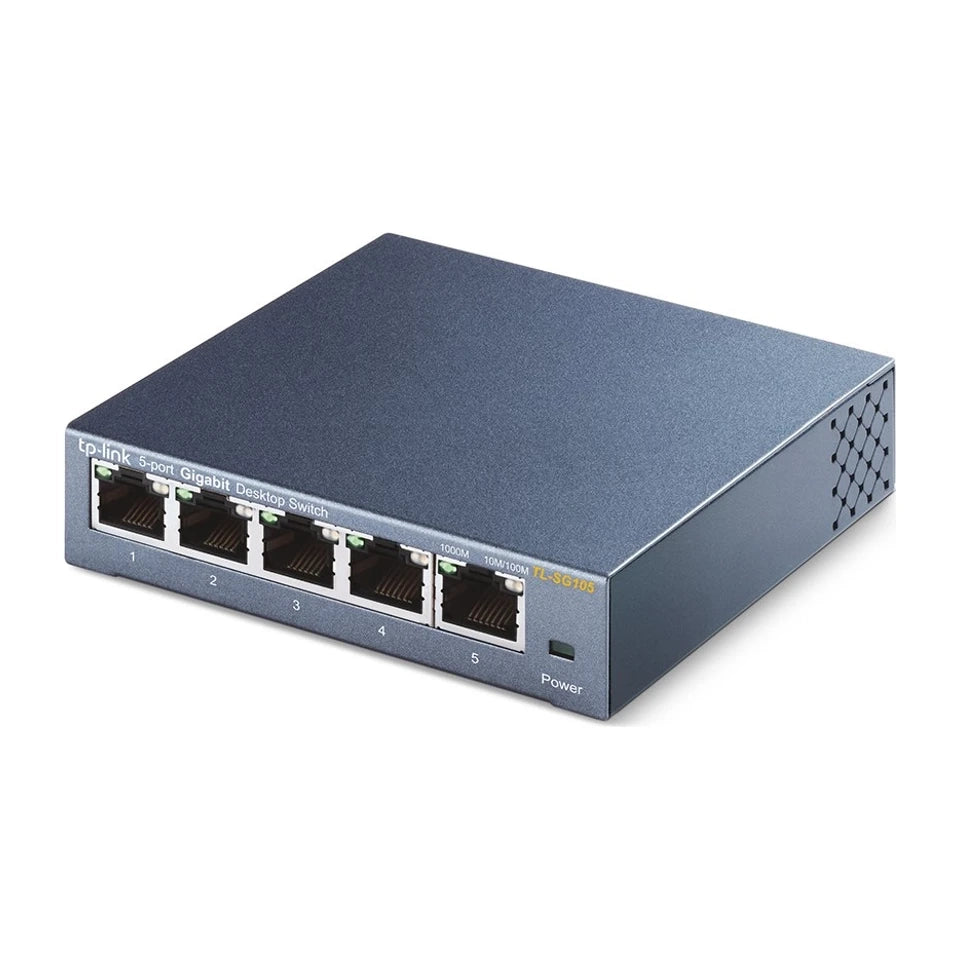 Switch di rete da scrivania TP-Link a 5 porte 10/100/1000Mbps