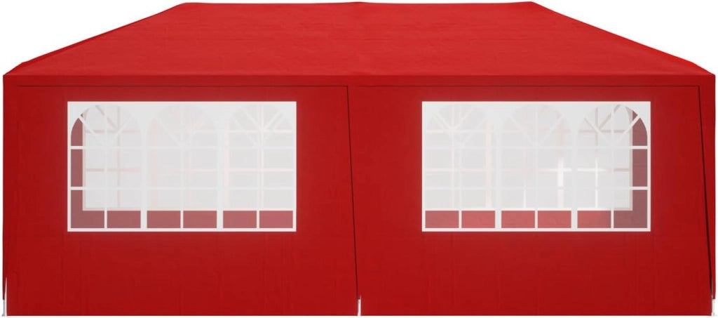Gazebo da Giardino 3x6m Protezione UV 18m² Idrorepellente 6 Pareti Tenda Feste Padiglione Tendone Giardino