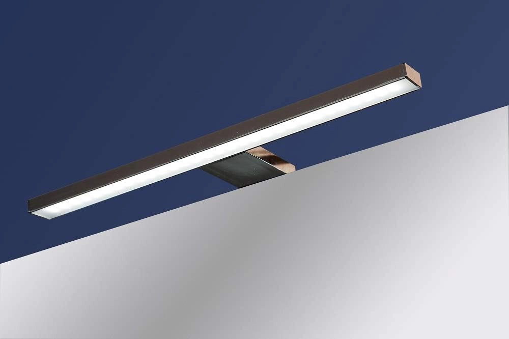 Specchio con luce SOLE 120x70 cm - Specchio da parete con luci LED - Specchio bagno con kit di fissaggio - Specchio da parete moderno - Luce specchio bagno
