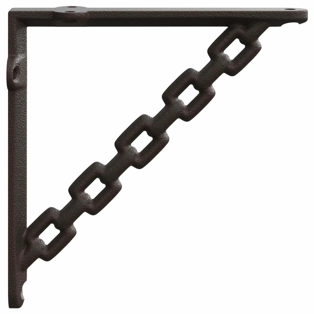 Supporti per mensole da parete 12 pz Marrone Antico 42038919