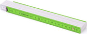 Scalino a doppia biforcazione 2m - Verde scuro-Bianco - Capocorda metallici - Legno di betulla