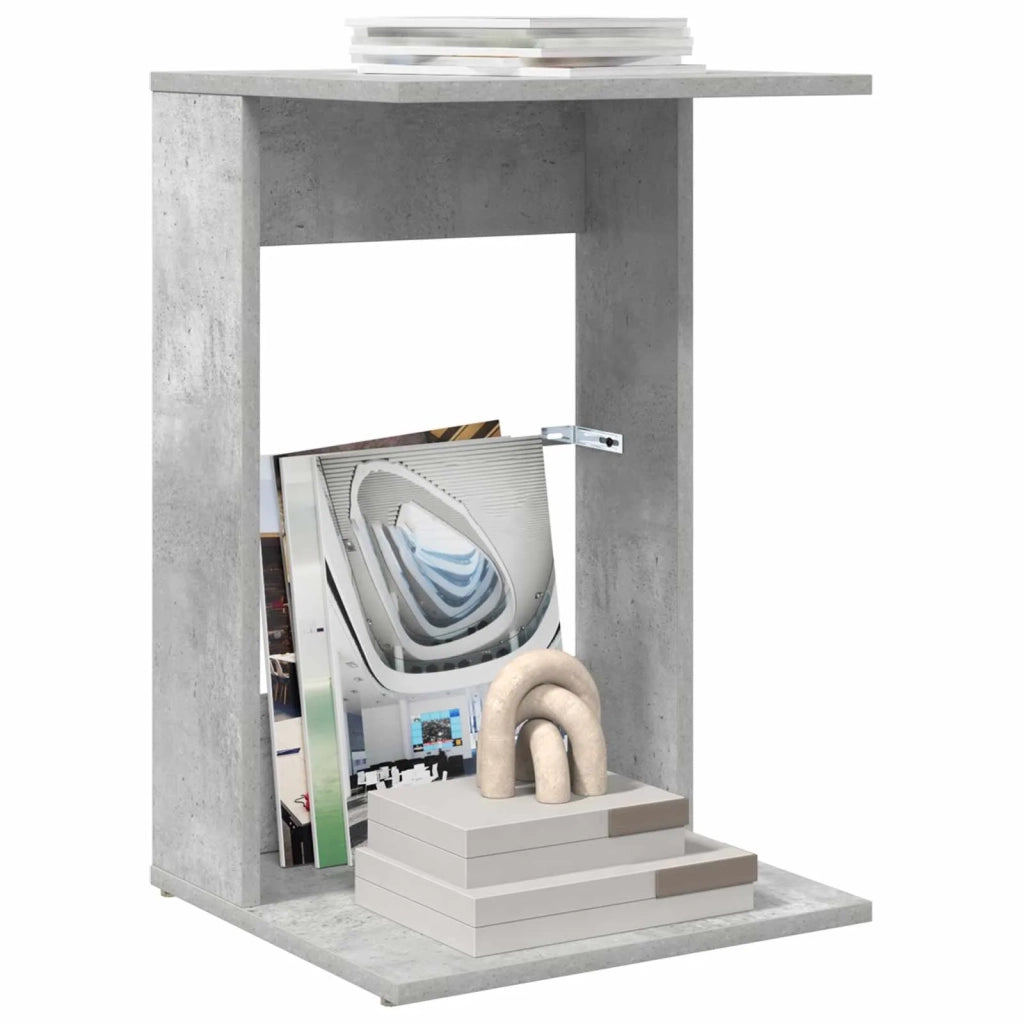Tavolo laterale Grigio cemento 40 x 38 x 62,5 cm 8000367