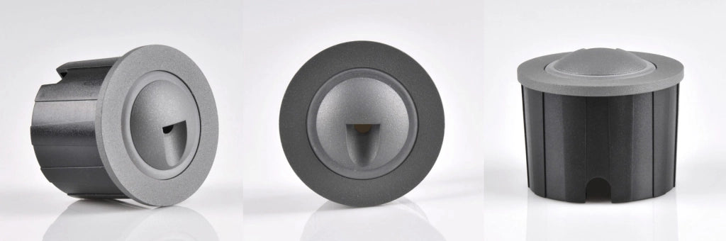 Lampada scala/parete LED 3W rotonda grafite Polux Q2