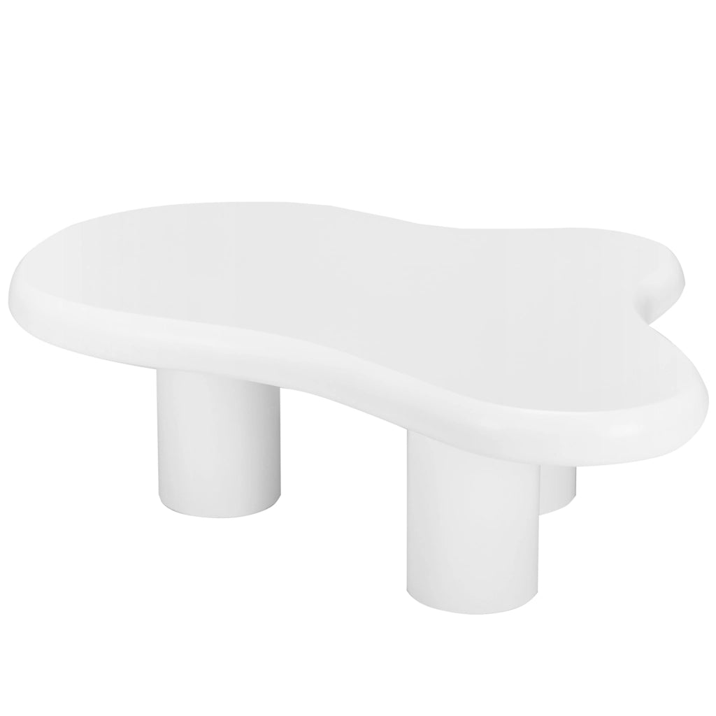 Tavolino da Caff¨¨ Forma Nuvola ¨C Xylo ¨C MDF Laccato, 97x67x32 cm