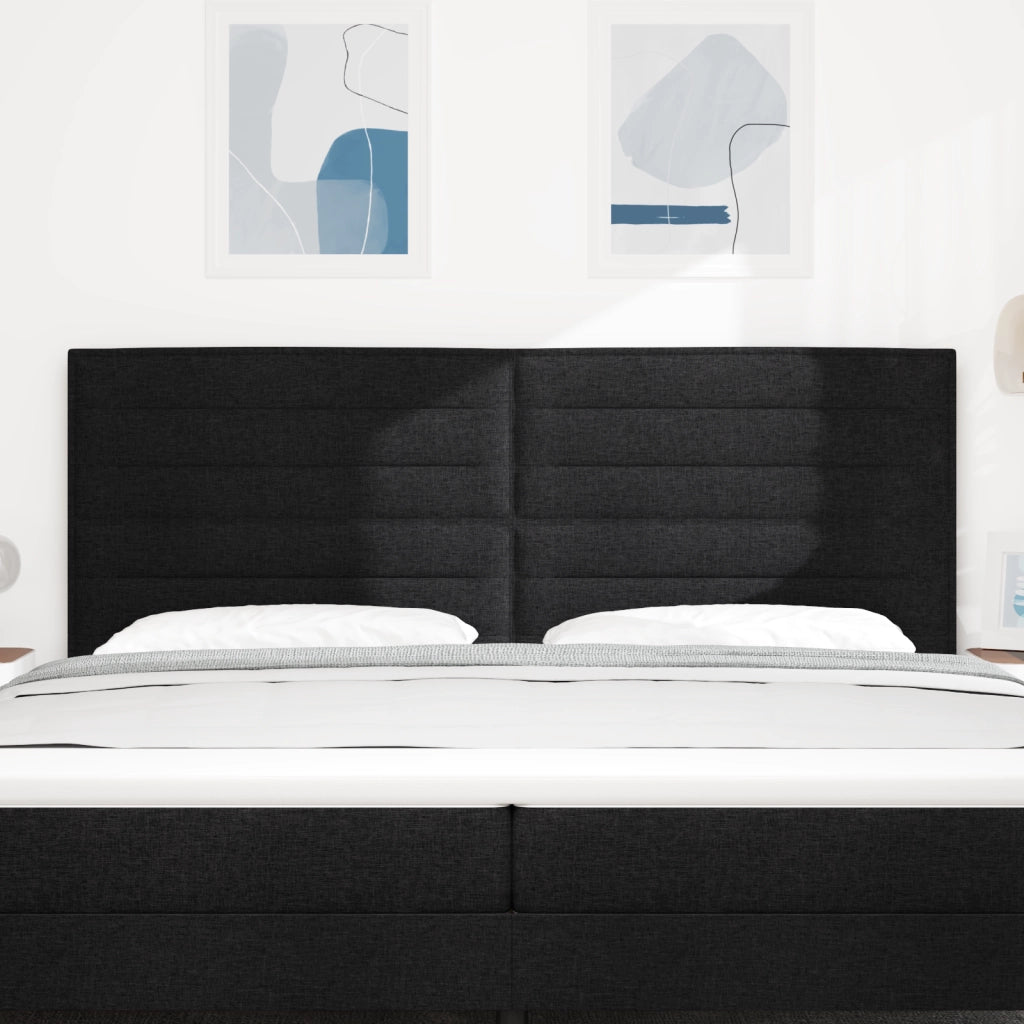 Testata LED Design Linee Nera 100 cm Tessuto