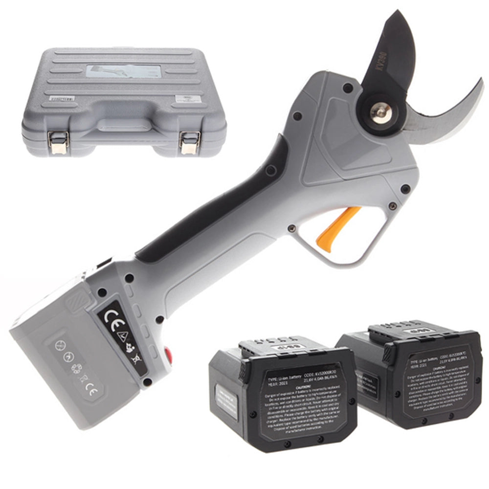 FORBICI ELETTRICHE A BATTERIA FORBICE DA POTATURA KV390 Ø40mm +2BATTERIE VOLPI