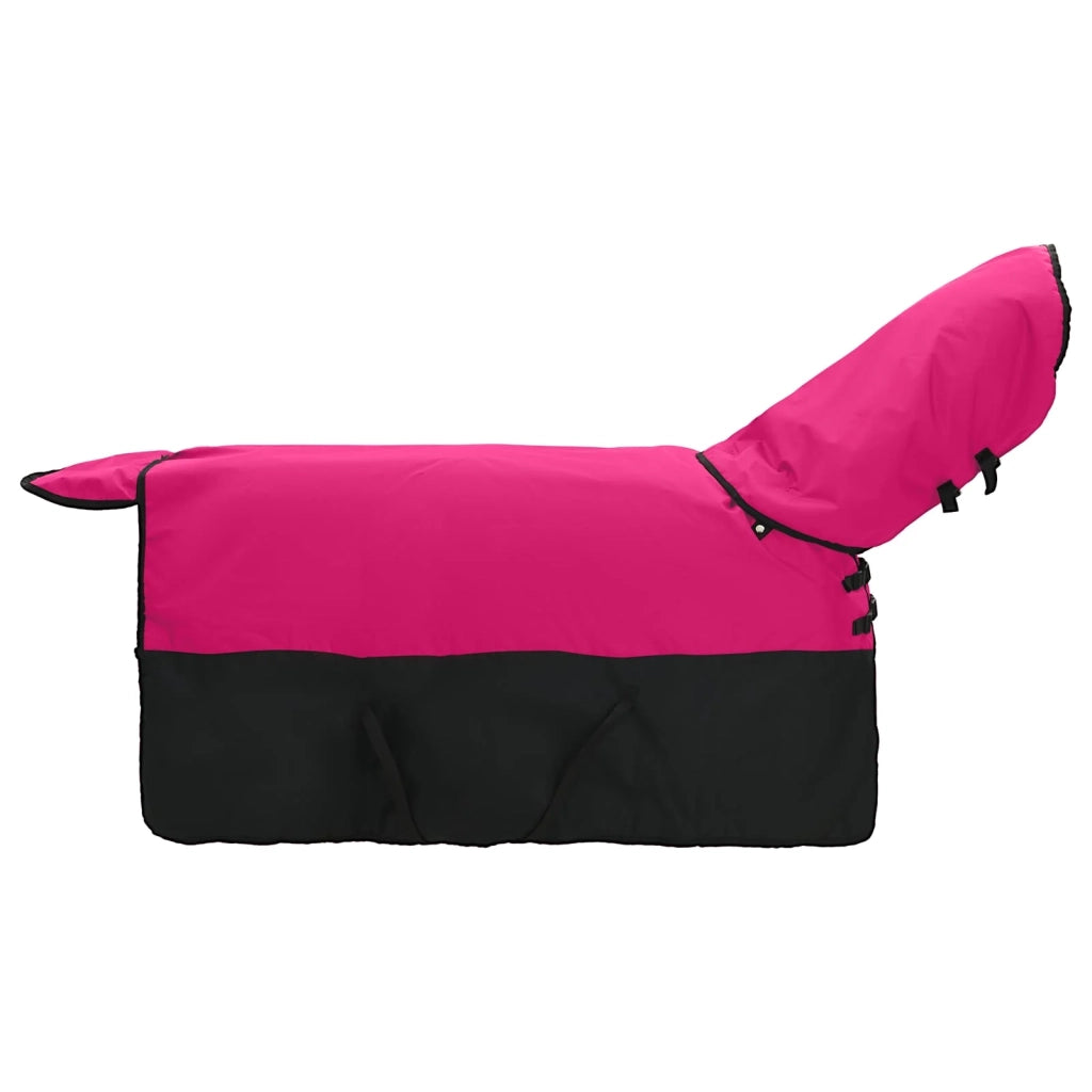 Coperta per Cavalli Rosa e Nero 165 cm Poliestere CFW3635155