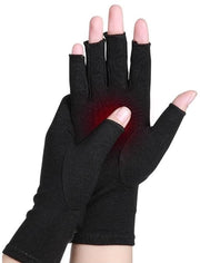 Manopole per artrosi senza dita - Design compressione - Manopole per sollievo dal dolore - Tessuto idrorepellente - Comfortevole forma aderente - Ideale come regalo - Manopole compressive