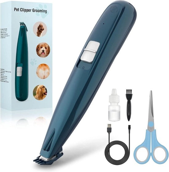 Tondeuse per cani con spazzola per peli spessi - Trimmer per cani - Tondeuse per cani - Tondeuse per animali - Tondeuse per cani per trimer