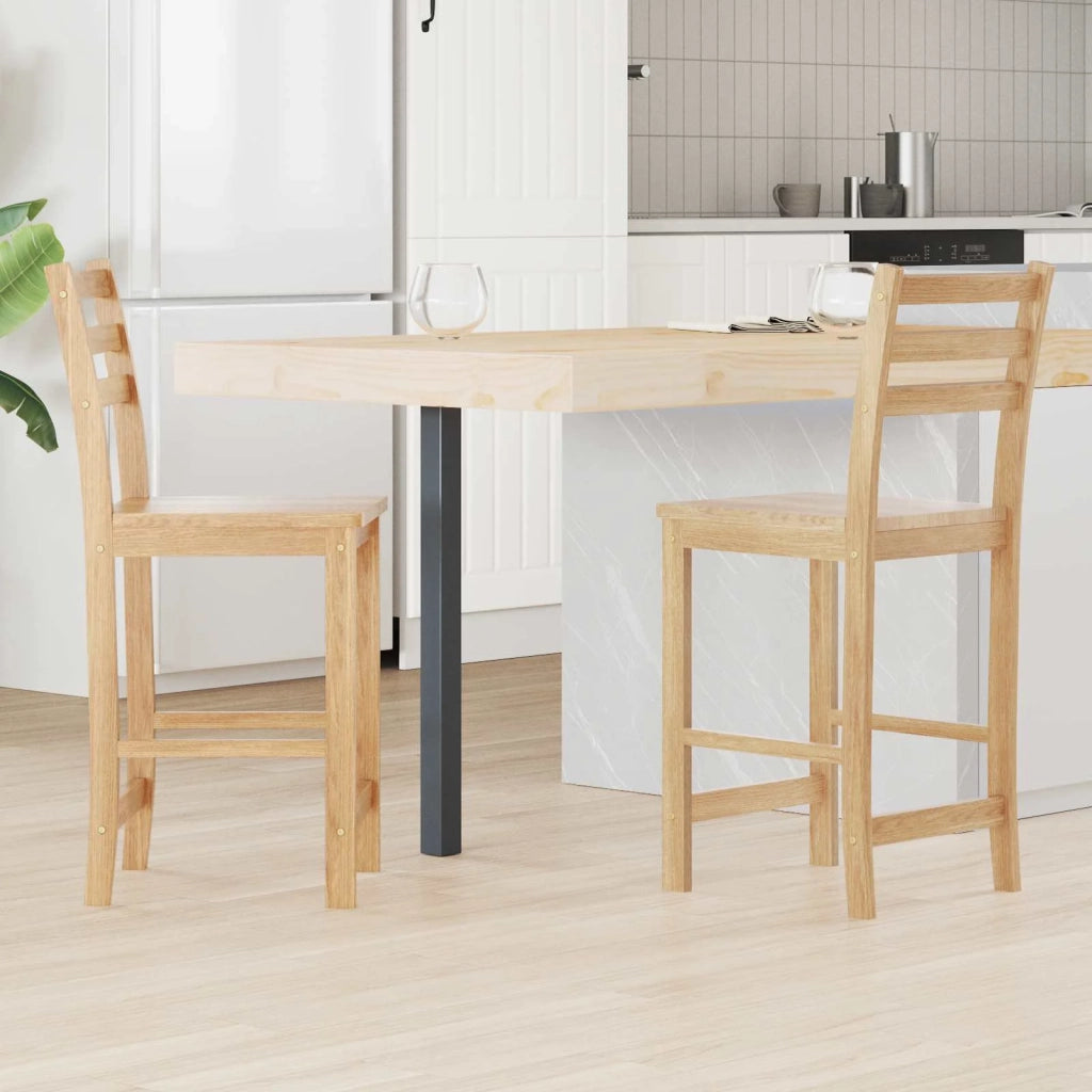 Sedie da pranzo 2 pcs Naturale 40 x 47,5 x 99,5 cm 42020468