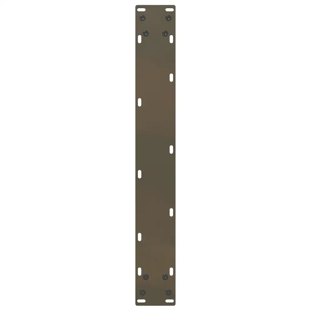 Gambe per tavolo da bar a forma di U 2 pz in acciaio naturale 60x(110-111) cm 4013251