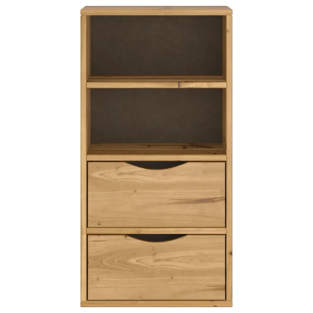 Armadietto Laterale con Cassetti ODDA 40x24x79 cm Legno di Pino 4103593