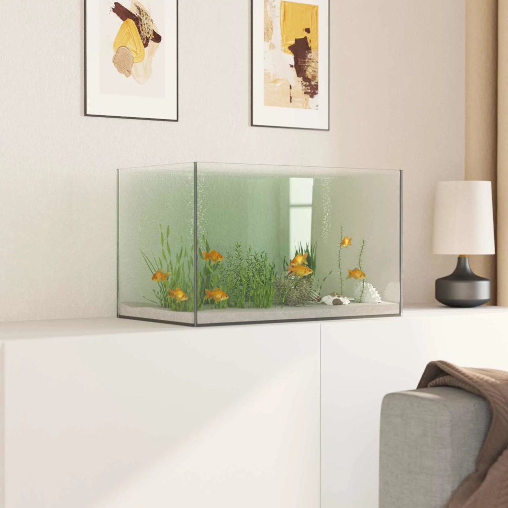Acquario con archiviazione Trasparente 50 x 30 x 30 cm Vetro 42020382