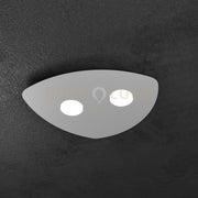 SHAPE APPLIQUE-PLAFONIERA 2 LUCI GRIGIO 1143-2-GR