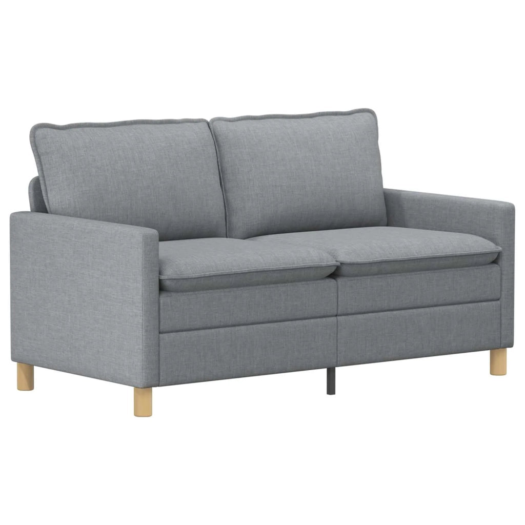 Set di divani 2 pz Grigio Chiaro Tessuto 3417059