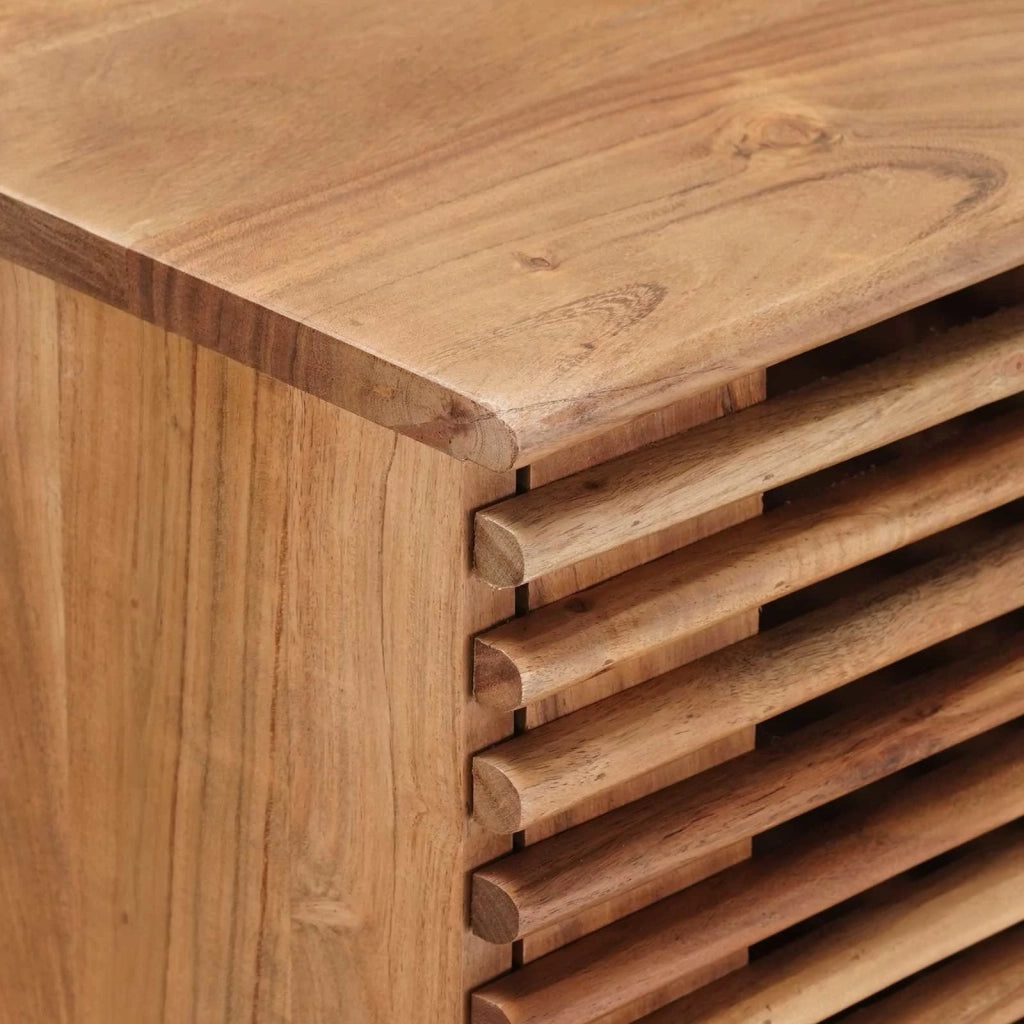 Tavolino fatto a mano Marrone Teak 100 x 30 x 75 cm