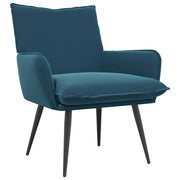 Poltrona Blu Velluto 42047732
