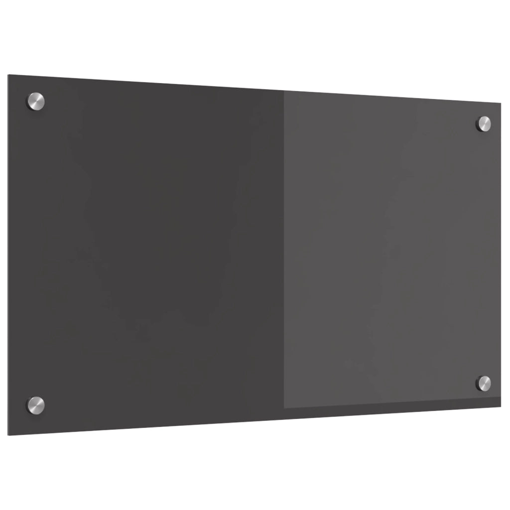 Schienale Cucina Grigio Scuro 70x40x0,6 cm in Vetro Temperato di