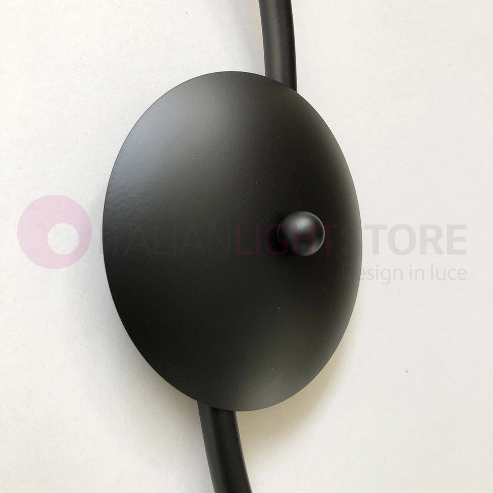 SNAKE Plafoniera a soffitto e parete 2 luci stile Industriale moderno