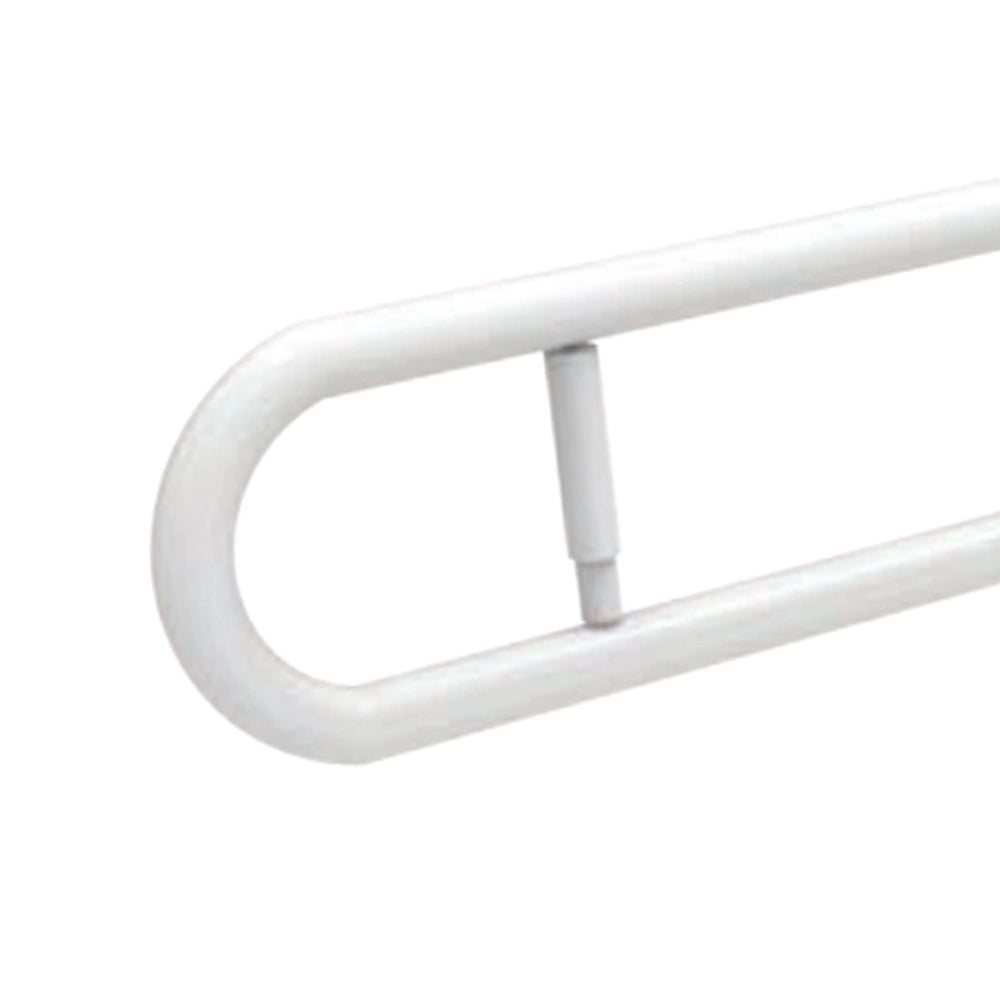 Barra maniglione ribaltabile con porta rotolo cm 80 nylon