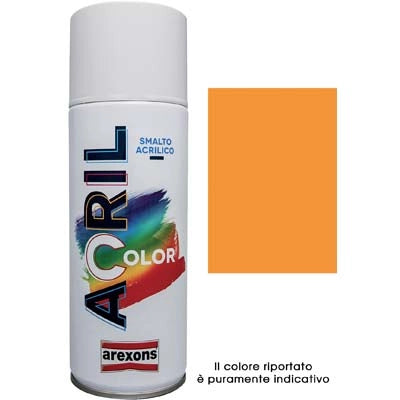 SMALTO SPRAY ACRIL COLOR AREXONS - GIALLO CROMO RAL 1007 ML 400- 6 pezzi