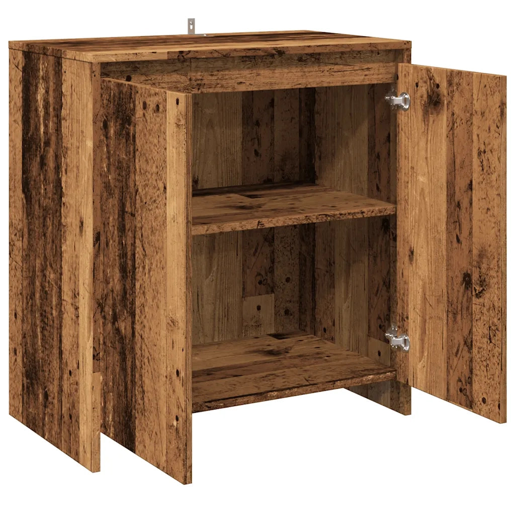 Credenza | Madia | Buffet da pranzo | Armadio da pranzo Legno Antico 70x41x75 cm in Truciolato