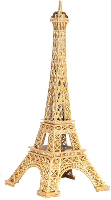 Modello in metallo dell'Eiffel, figura da collezione, Eiffel di Francia, decorazione per festa, coperchio di torta, miniature dell'Eiffel, lega, artigianato, supporto per gioielli (15 cm)
