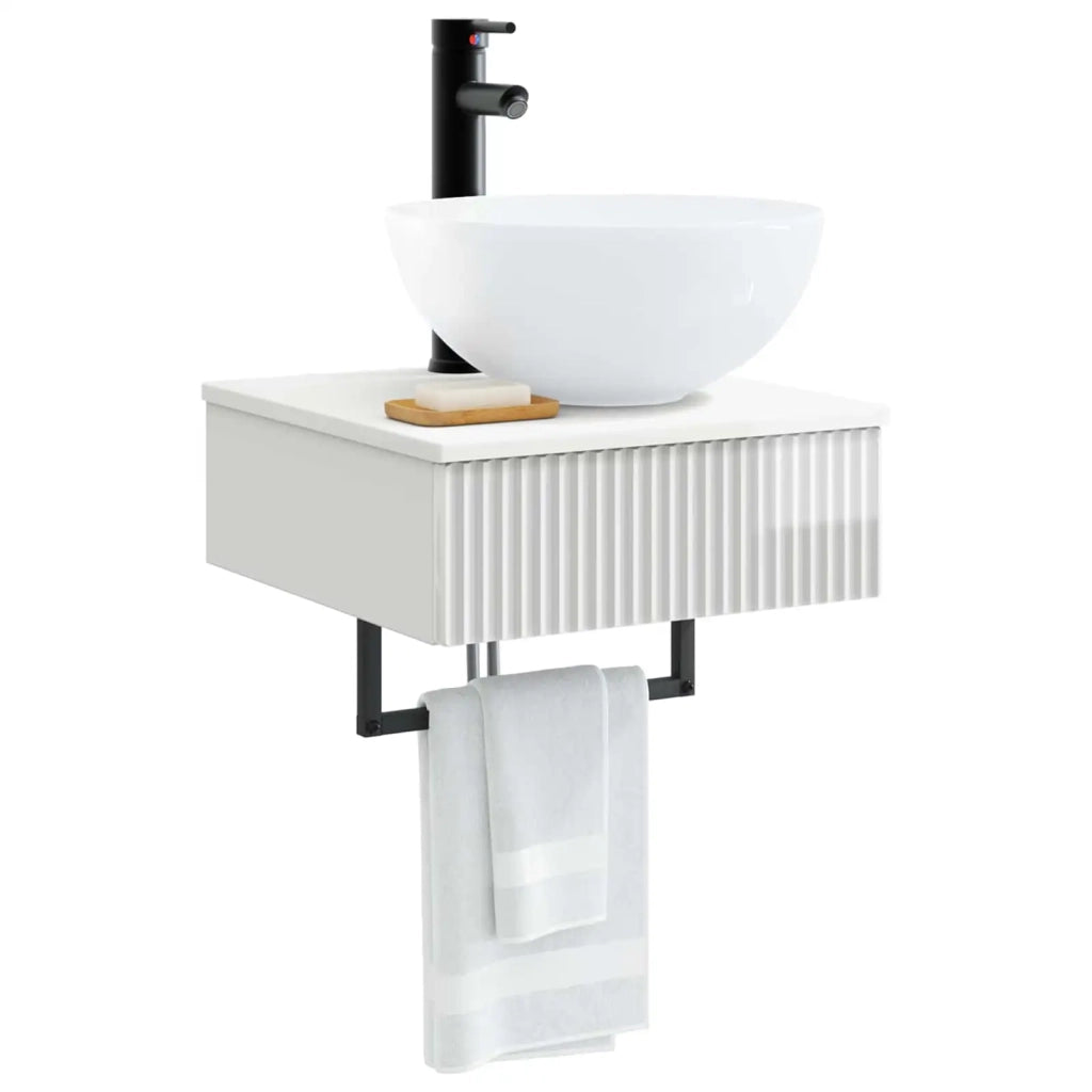 Lavabo da Parete Bianco Lucido 40 x 41 x 40,5 cm CFW2195212
