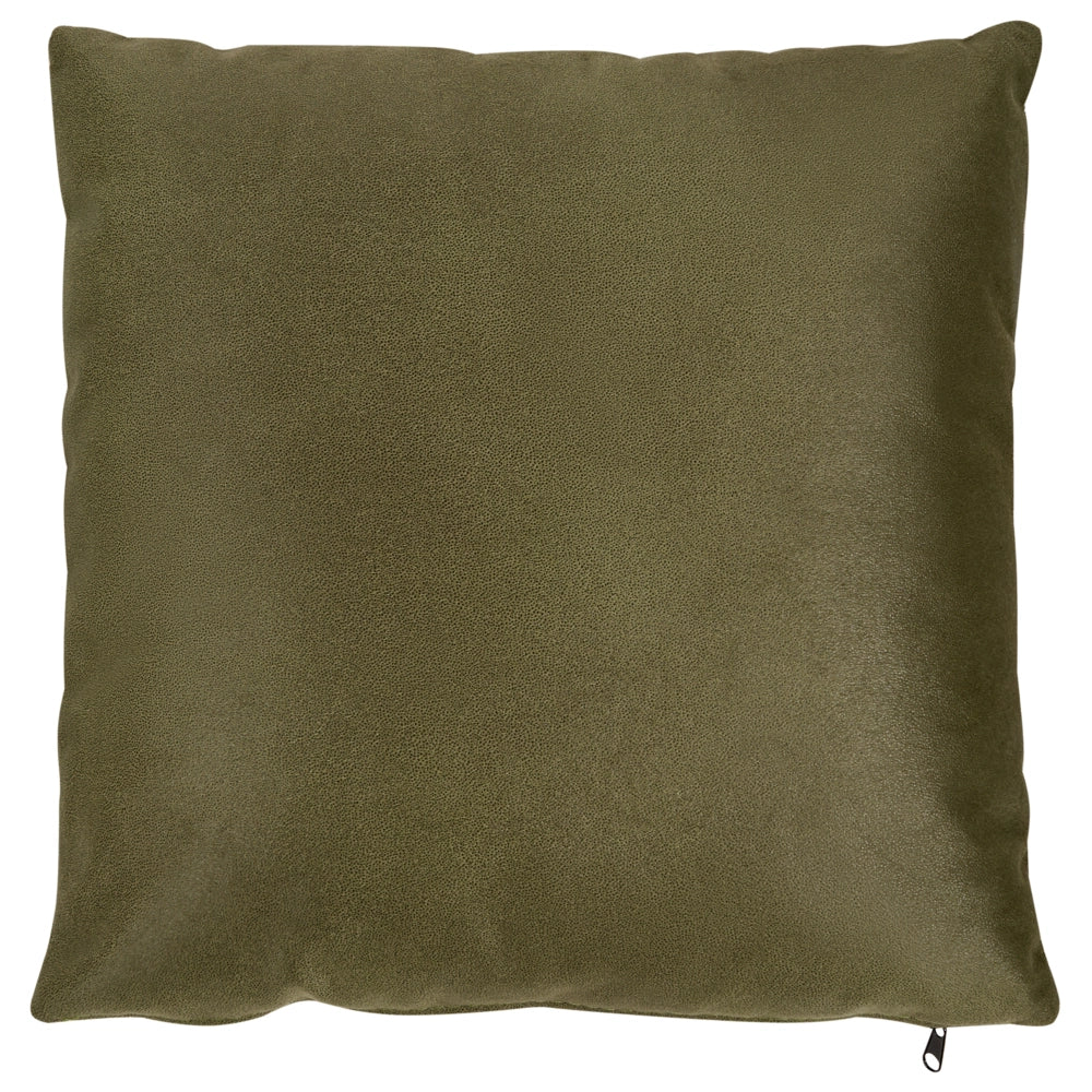 Chaise Lounge destra Tappezzata in velluto verde oliva Gambe nere Cuscino di seduta imbottito Design moderno e glam