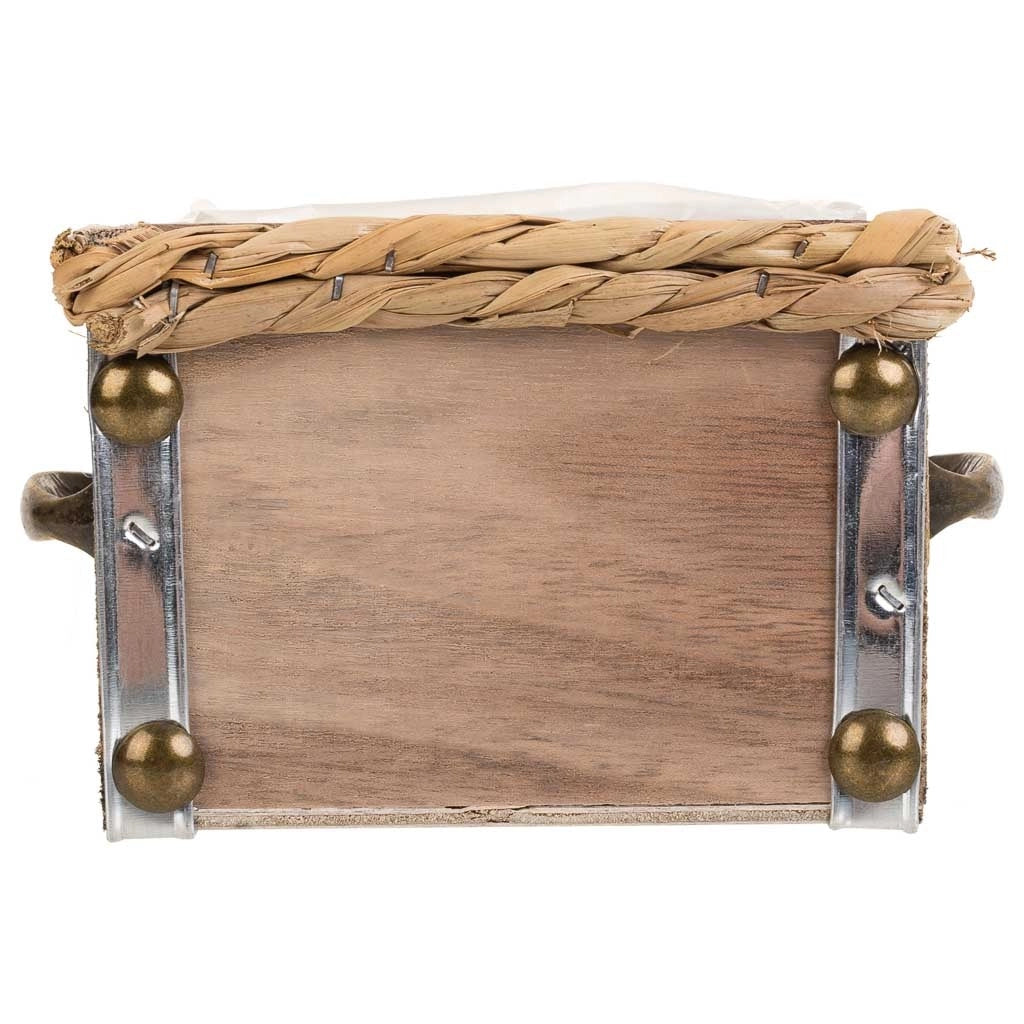 Cassetto in legno marrone 15x15x10,5h