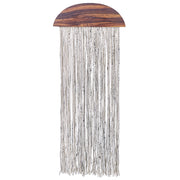 Decorazione murale marrone scuro pioppo bianco cotone 37 x 4 x 92 cm Decorazione industriale da appendere per soggiorno