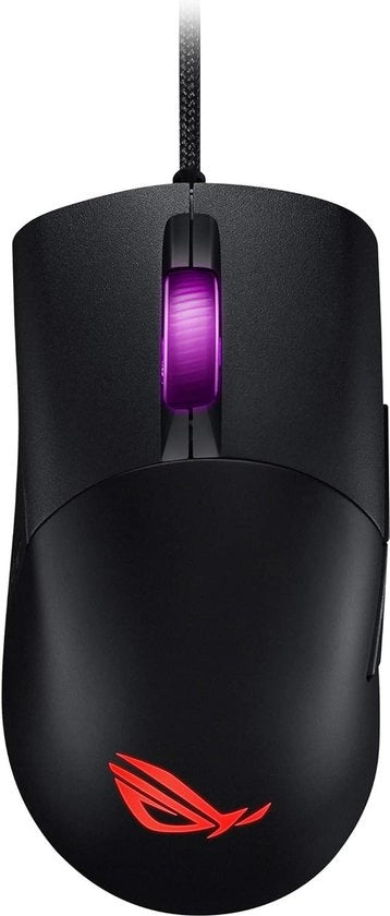 Mouse ottico leggero per gaming con cavo morbido in Paracord - sensore a 16000 dpi - socket per interruttore a push-fit - tasti L/R in PBT