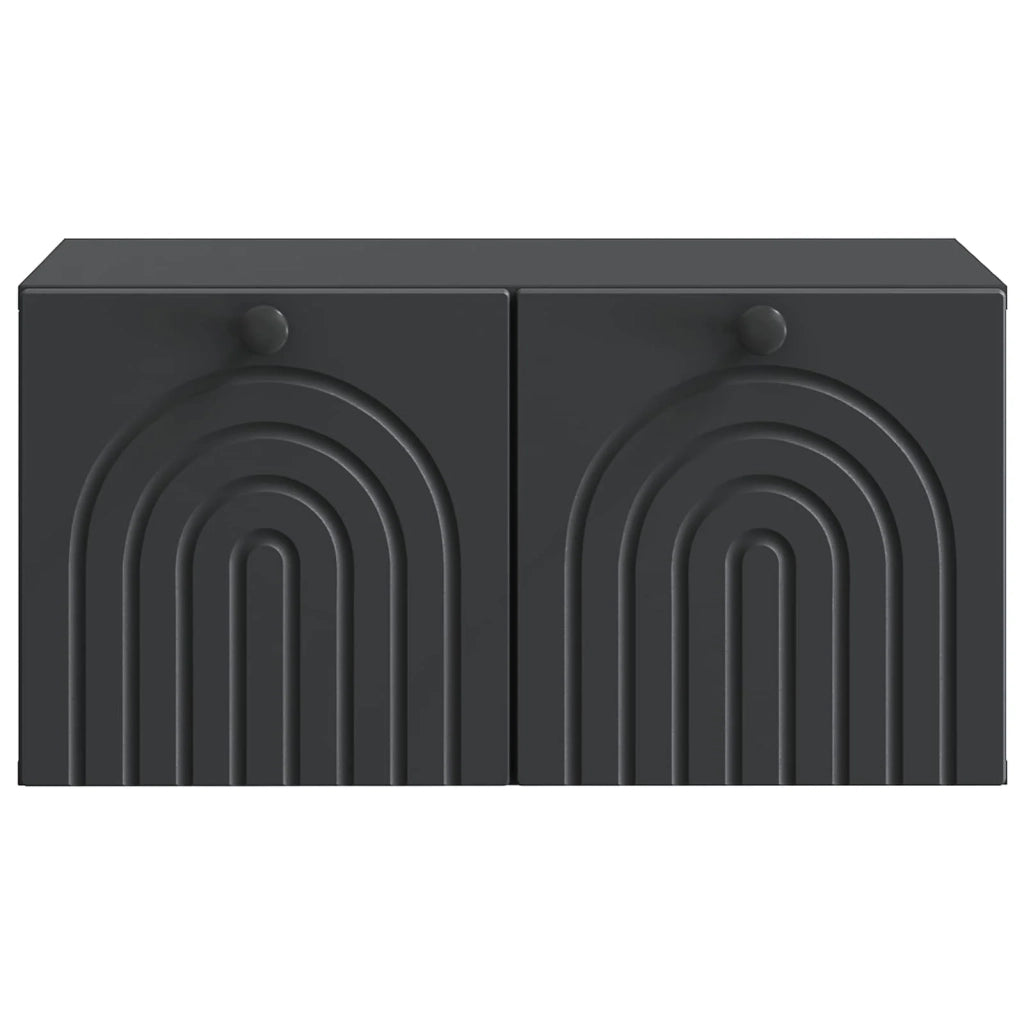 Mobile Porta TV da Muro Nero 59,5 x 41 x 30 cm 898166